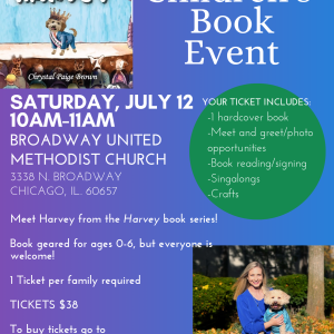 Harvey Book Event Ticket – July 12