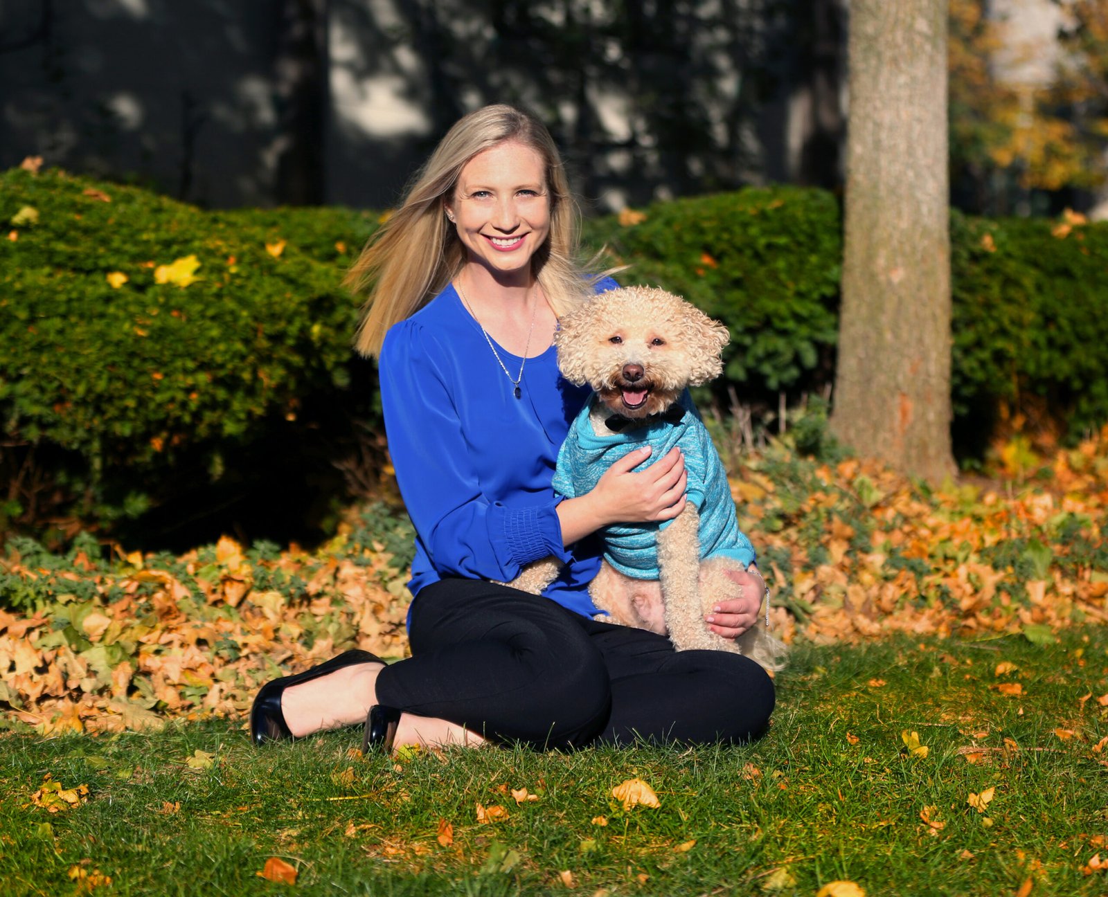 Chrystal Paige Brown with Harvey